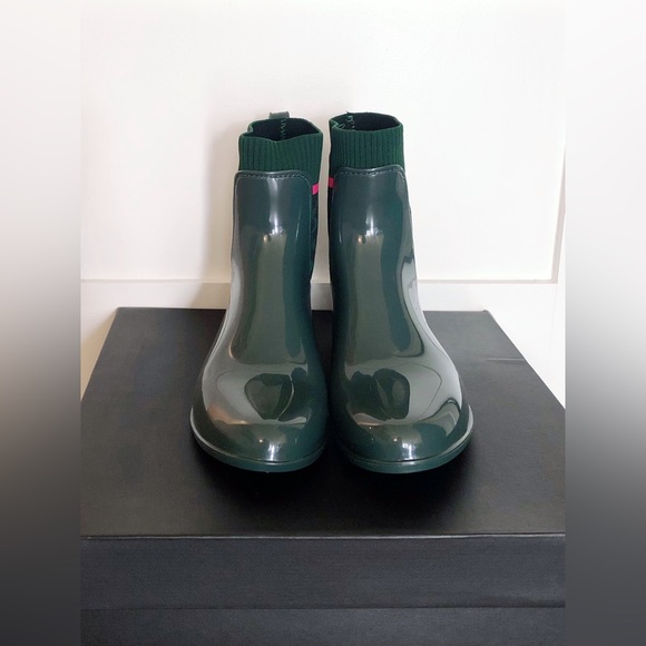 COACH Rubber Rainbootie US 7 *NEW WITH BOX* - Picture 2 of 8